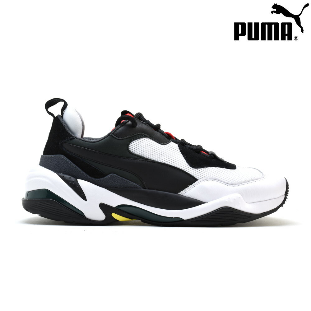 プーマ PUMA THUNDER SPECTRA サンダー スペクトラ 36751607 サンダースぺクトラ スニーカー ダッドシューズ ブラック ホワイト レッド メンズ BLACK-HIGH RISK RED【送料無料】