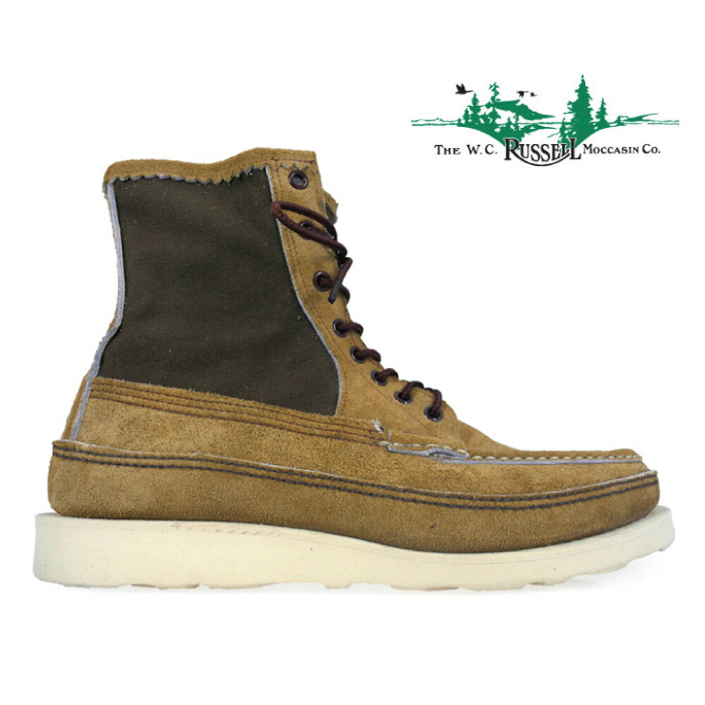 å⥫ Russell Moccasin SAFARI PH TAN LARAMIE SUEDE WIDTH:E ե PH  ߡ  E磻