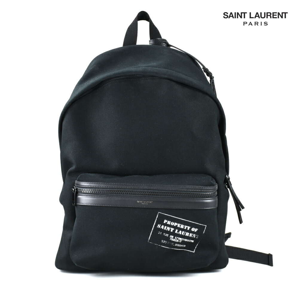 サンローラン パリ YSL SAINT LAURENT PARIS 4654489NM1U/1070 CITY BACKPACK BLACK バックパック リュック ブラック 黒 レディース メンズ【送料無料】