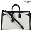 【7/15 23:59まで エントリー&楽天カードご利用でポイント4倍】サンローラン パリ YSL SAINT LAURENT PARIS 5002539J53D/9273 BAG ダッフル 48H サック ド ジュール スープルバッグ トートバッグ ショルダーバッグ 2WAY ホワイト系 メンズ【送料無料】