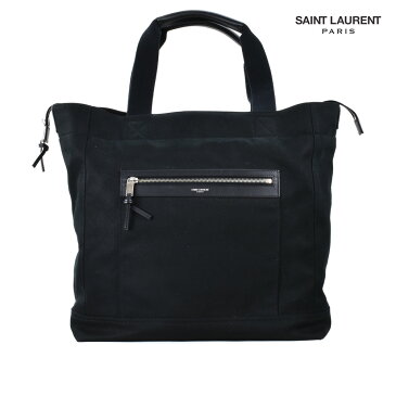 【SS期間最大5000円OFFクーポン配布 6/4 20：00〜6/11 11：59まで】サンローランパリ SAINT LAURENT PARIS 553917 GW7LF/1000 BLACK トートバッグ シティ ブラック 黒 メンズ【送料無料】