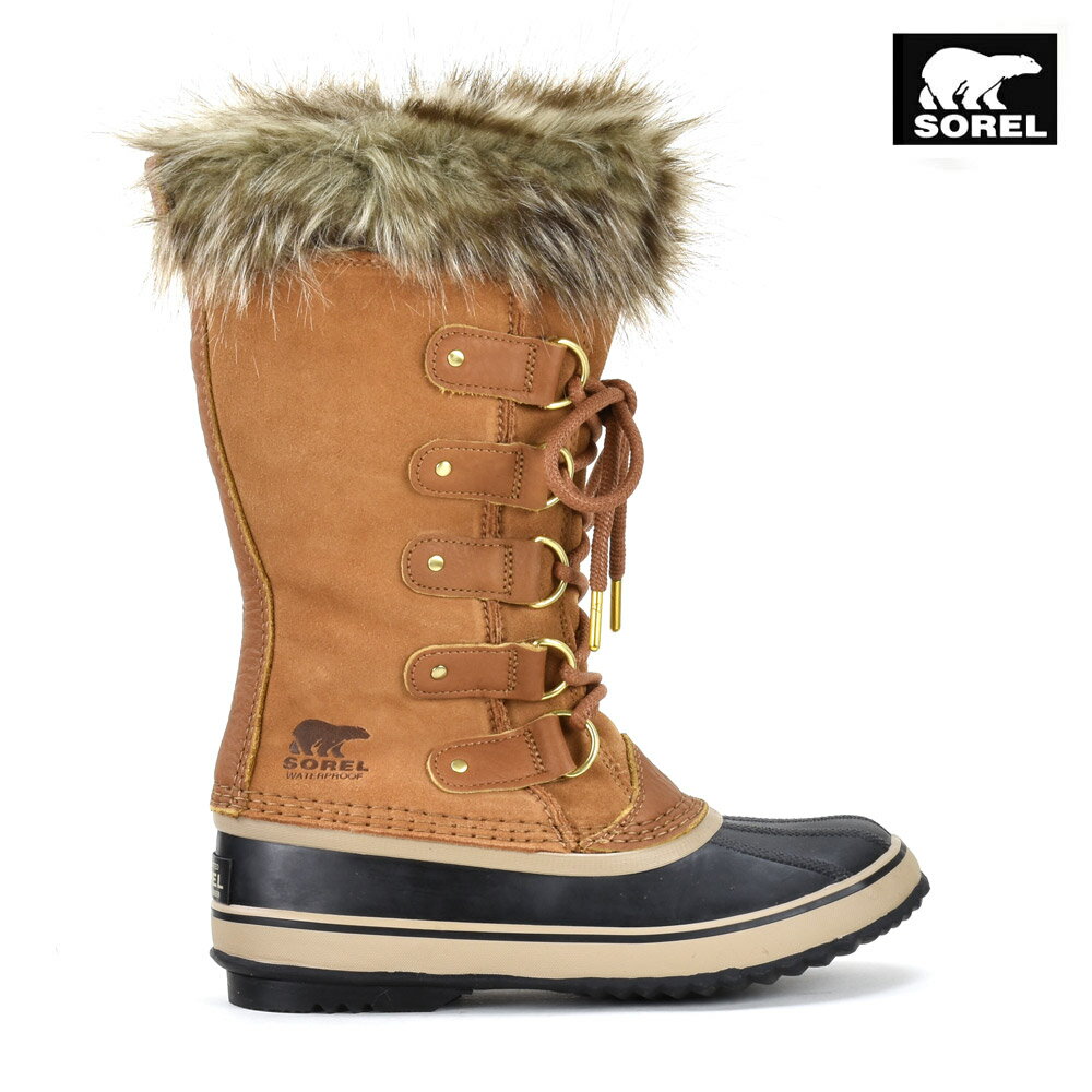 ソレル ブーツ レディース ソレル SORE JOAN OF ARCTIC 1855131-224 CAMEL BROWN/BLACK ジョアンオブアークティック スノーブーツ ウインターブーツ キャメル ブラウン レディース 【送料無料】