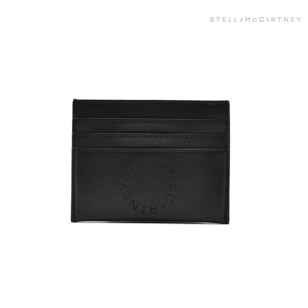 ステラマッカートニー STELLAMcCARTNEY 506665WU028/1000 CARDCASE BLACK ロゴ カードホルダー カードケース パスケース 定期入れ ブラック 黒 メンズ レディース【送料無料】