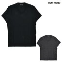 トムフォード TOM FORD BP402 TFJ894/K09/K16 T-shirt BLACK CHARCOAL GRAY Vネック Tシャツ カットソー 半袖 ブラック 黒 チャコールグレー メンズ【送料無料】