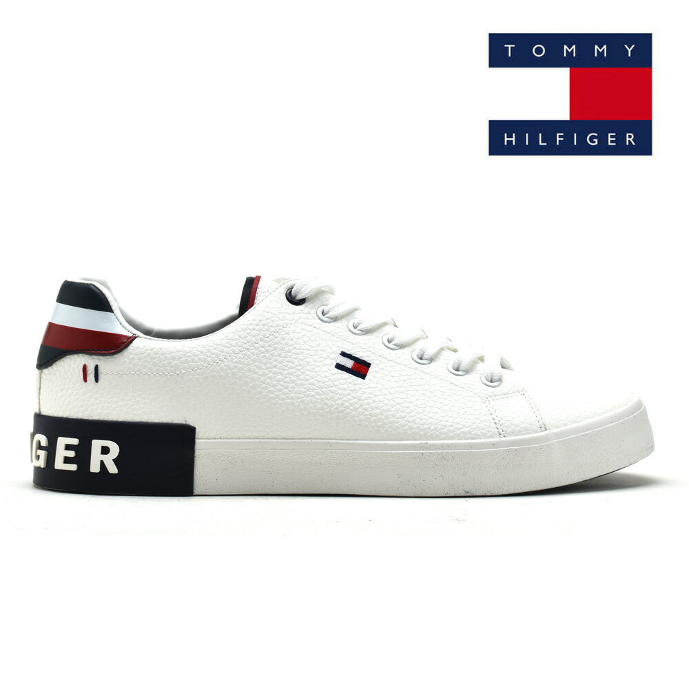 トミーヒルフィガー TOMMY HILFIGER REZZ WHITE スニーカー ローカット シューズ 靴 ホワイト 白 メンズ【送料無料】