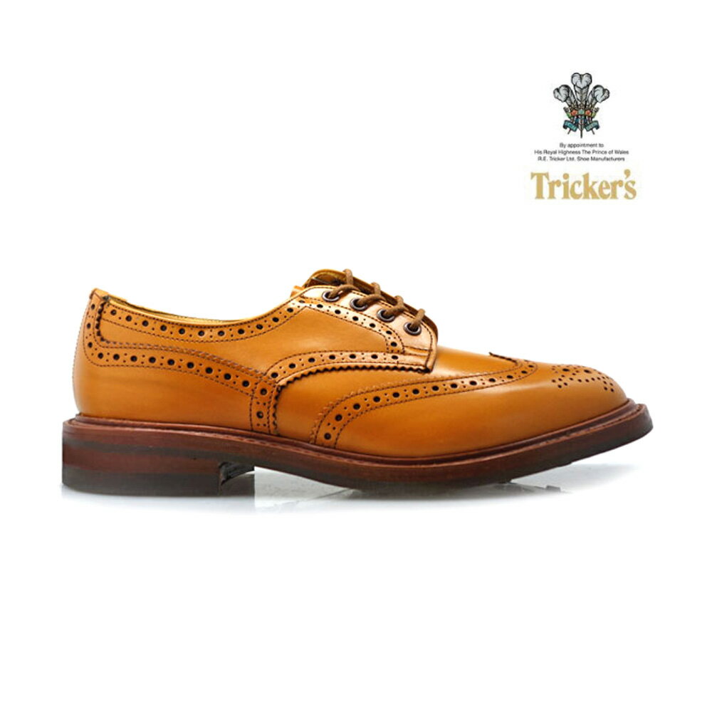 トリッカーズ バートン メンズ ダイナイトソール ブローグシューズ エイコーン アンティーク TRICKER'S M5633 BOURTON BROGUE SHOES ACORN ANTIQUE【送料無料】