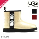 アグ ブーツ レディース レインブーツ クラシック クリア ミニ ショートブーツ ブラック ベージュ UGG CLASSIC CLEAR MINI【送料無料】 その1