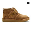 UGG / アグ オーストラリアで1920年代に登場したUGGブーツは当初、羊毛刈りを仕事とする人たちの間で広まりました。 彼らは自分たちの不恰好なブーツを「Ugly Boots（かっこ悪いブーツ）」と呼んでいました。 「UGG」という名前はこれに由来するのですが、あまりの履き心地の良さから次第に一般の人々にも履かれるようになっていったのです。冬には驚くほど暖かいUGGですが、通気性に優れているため夏にも涼しく履くことができます。 また、長時間外を歩く遊園地デートのようなヒールを履きたくない場面でも、 軽くて疲れにくく、多種のファッションとの相性が抜群です。 【UGG/アグ】一覧はこちら 送料について ＜送料無料の場合＞北海道・一部離島沖縄 900円1200円 送料の詳細はこちらブランド UGG / アグ 商品名 NEUMEL SNAPBACK サイズ US7.0/約25cm US8.0/約26cm US9.0/約27cm US10.0/約28cm ※ブランドの公式のサイズを参照しております。 実際の商品と多少のズレがありますことをご容赦くださいませ。 原産国 ベトナム カラー チェスナット ブラック 素材/スペック アッパー：天然皮革、合成皮革(スエード) ライニング：天然ウール アウトソール：ラバー サイズ感 こちらのアイテムの足入れは小さめです。 甲高、幅広の方は1cmサイズUPをお勧めします。 ※デザインや個人の足タイプで若干の違いはございます。あくまでも目安とお考え下さい。 商品説明 ショート丈ながらボリュームのあるスタイルが人気のNEUMEL。スナップバックのデザインがストリートな雰囲気に決まる1足。 ご注意点 ▼注意▼ 当商品は【並行輸入品（海外正規品）】となります。製品の制作工程上でのオイルシミによります色ムラやボンド接着跡、縫製の際の"シワ"や"キズ"等がある場合もございますが、これらは不良品ではなく、製造上やむを得ないものとなります。 着用に支障の無い傷や輸入による箱のつぶれ、多少の汚れもご了承下さいませ。これは当商品の風合いの範囲内ですので完璧な商品をお求めの方には不向きな商品です。 　 下記のような場合による、交換は致しかねますのでご了承ください。 ご理解いただきご購入お願い致します。 ※新品ですが一部箱が破損している場合が御座います。 ※実物とパソコンモニター画面では、見た目の色に多少違いがある場合が御座います。 ※輸送上の都合等により商品に多少の汚れや傷などが付いている場合がございます。 ※シープスキンのブーツは素材の特性上一点一点生地、ボアの量等が異なり、天然素材につき色ムラ等ございますが予めご了承頂けますようお願い申し上げます。また最近市場にて不正商品、偽造商品が多数出回っております。当店では正規品のみの取り扱いとなりますのでご安心下さいませ。 ※送料について ＜送料無料の場合でも以下の地域は別途送料が発生致します。＞ 北海道・一部離島 900円 沖縄 1200円　