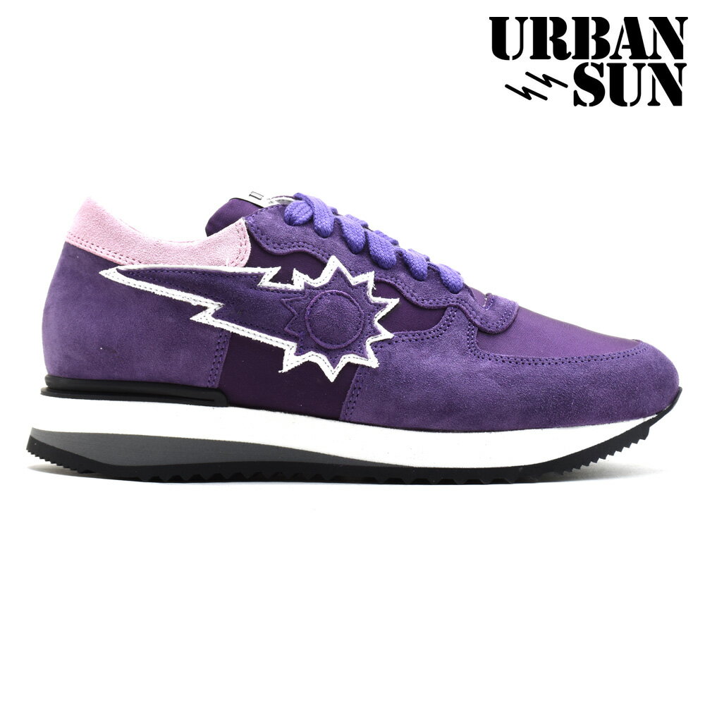 アーバンサン URBAN SUN BRIGITTE 512 PURPLE ローカット スニーカー ランニングシューズ パープル 紫 レディース