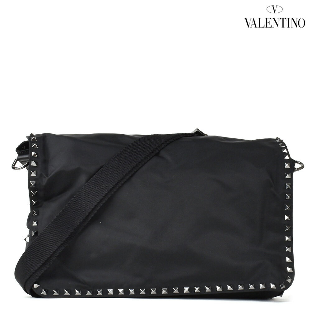 ヴァレンティノ VALENTINO MY2B0551NOV/0NO メッセンジャーバッグ ショルダーバッグ スタッズ ブラック 黒 メンズ MESSENGER BLACK