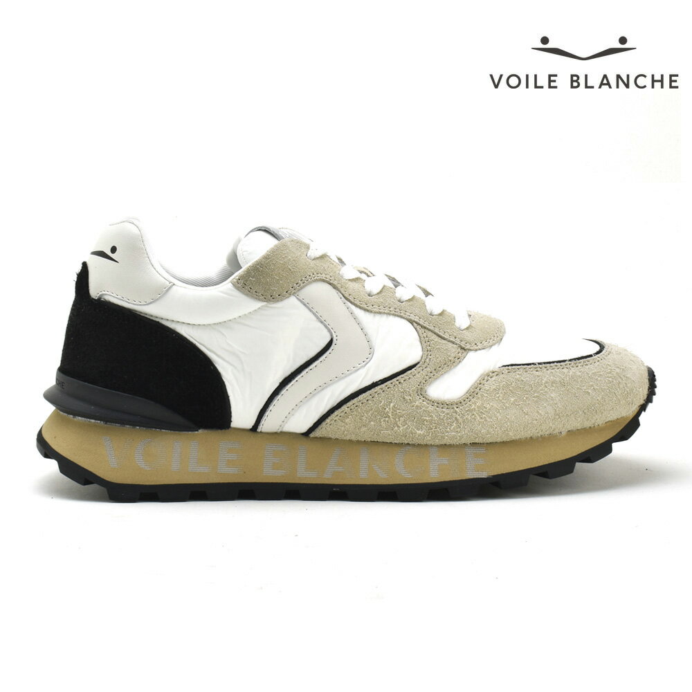 ボイルブランシェ VOILE BLANCHE スニーカー メンズ ローカットスニーカー シューズ 靴 ベージュ ホワイト PARIS RACE MAN W