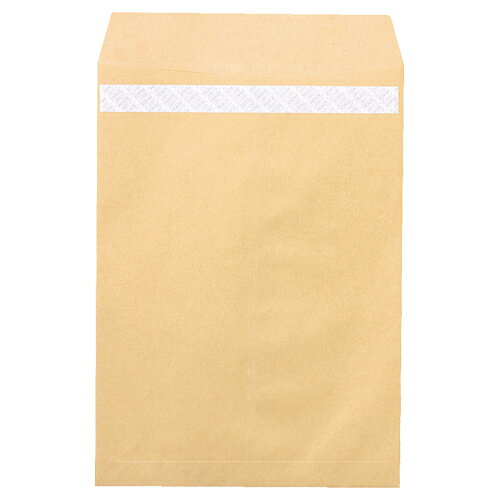 乐天商城 - ピース　R40再生紙クラフト封筒　テープのり付　角2　85g／m2　業務用パック　697　1箱（500枚）【法人限定】【送料無料】