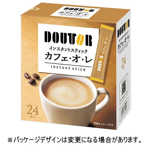 ドトールコーヒー　インスタントスティック　カフェ・オ・レ　1箱（24本）【法人限定】【送料無料】
