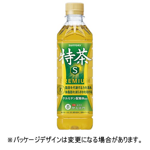 【24本】サントリー　伊右衛門　特茶s　緑茶　500mL　ペットボトル　1ケース（24本）【法人限定】【送料無料】 cloudnetshop-10027286 クラウドショップ楽天市場店 パッケージ画像
