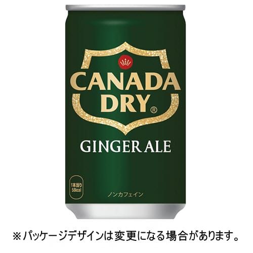 コカ・コーラ カナダドライ ジンジャーエール 160mL 缶 1ケース(30本)【法人限定】【送料無料】
