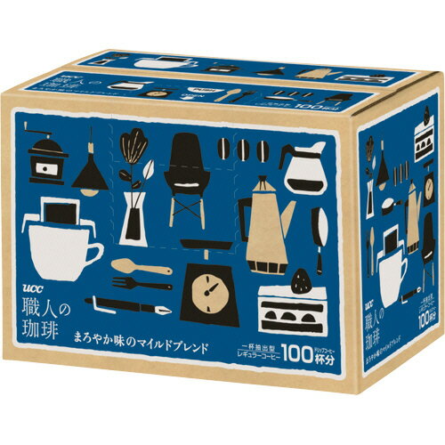 UCC　職人の珈琲　ドリップコーヒー　まろやか味のマイルドブレンド　7g　1セット（200袋：100袋×2箱）【法人限定】【送料無料】