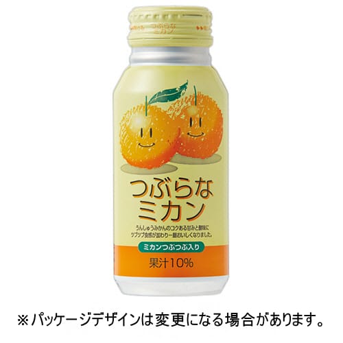 【60本】つぶらなミカン　190g　ボトル缶　1セット（60本：30本×2ケース）【法人限定】【送料無料】