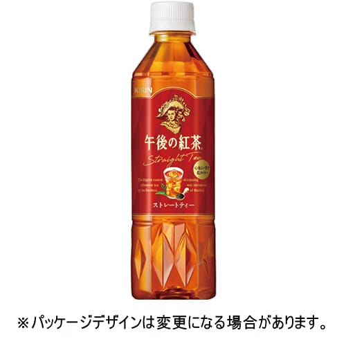 乐天商城 - キリンビバレッジ　午後の紅茶　ストレートティー　500ml　ペットボトル　1ケース（24本）【法人限定】【送料無料】