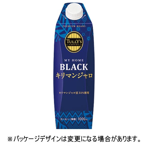 乐天商城 - 伊藤園　タリーズコーヒー　マイホーム　ブラック　キリマンジャロ　1L　紙パック（口栓付）　1セット（12本：6本×2ケース）【法人限定】【送料無料】
