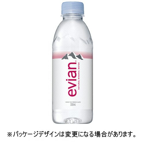 伊藤園　エビアン　330mL　ペットボトル　1セット（48本：24本×2ケース）