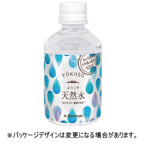乐天商城 - Nビバレッジ　ようこそ（YOKOSO）　天然水　280mL　ペットボトル　1ケース（24本）【法人限定】【送料無料】