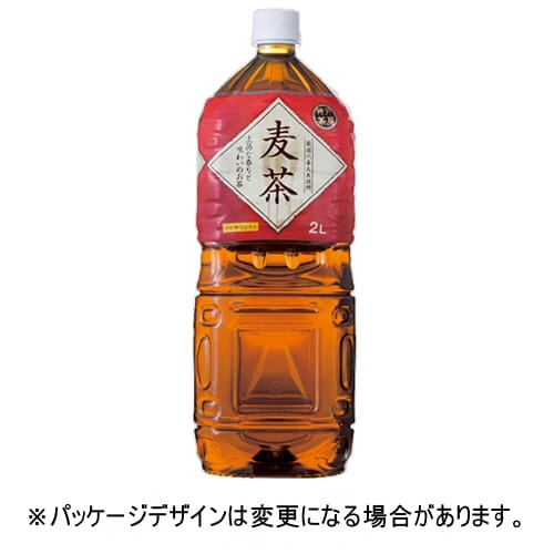 富永貿易　神戸茶房　麦茶　2L　ペットボトル　1ケース（6本）