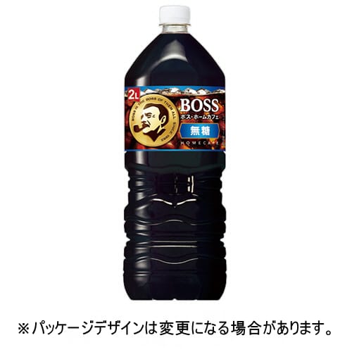 乐天商城 - サントリー　ボス　ホームカフェ　無糖　2L　ペットボトル　1セット（12本：6本×2ケース）【法人限定】【送料無料】