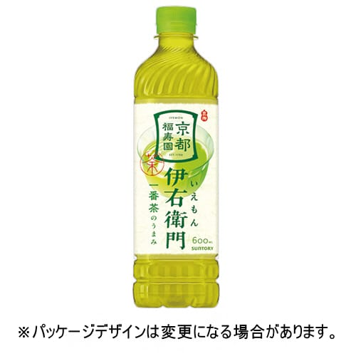 乐天商城 - サントリー　緑茶　伊右衛門　600mL　ペットボトル　1セット（48本：24本×2ケース）【法人限定】【送料無料】