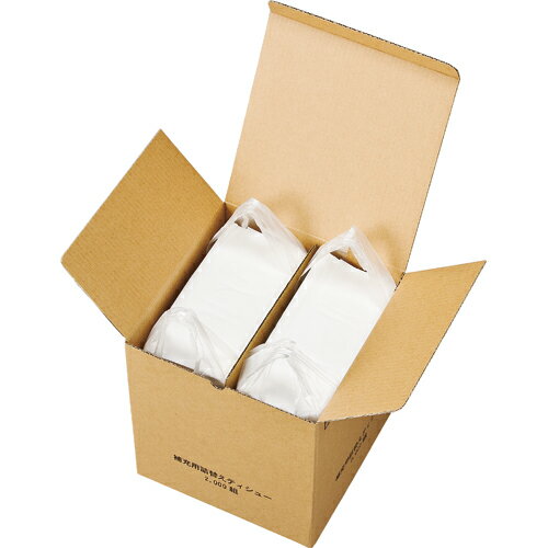 Tissue （Box） - スバル紙販売　補充用詰替えティッシュ　レギュラーサイズ　（1000組×2束）／パック　1ケース（8パック）【法人限定】【送料無料】