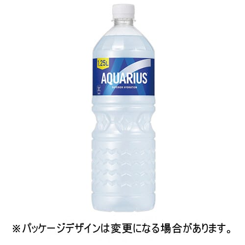 乐天商城 - コカ・コーラ　アクエリアス　1．25L　ペットボトル　1セット（16本：8本×2ケース）【法人限定】【送料無料】