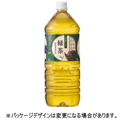 乐天商城 - ライフドリンク　カンパニー　お茶屋さんの緑茶　2L　ペットボトル　1セット（18本：6本×3ケース）【法人限定】【送料無料】