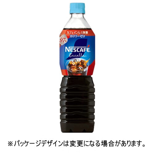 乐天商城 - ネスレ　ネスカフェ　エクセラ　ボトルコーヒー　カフェインレス無糖　900mL　ペットボトル　1ケース（12本）【法人限定】【送料無料】
