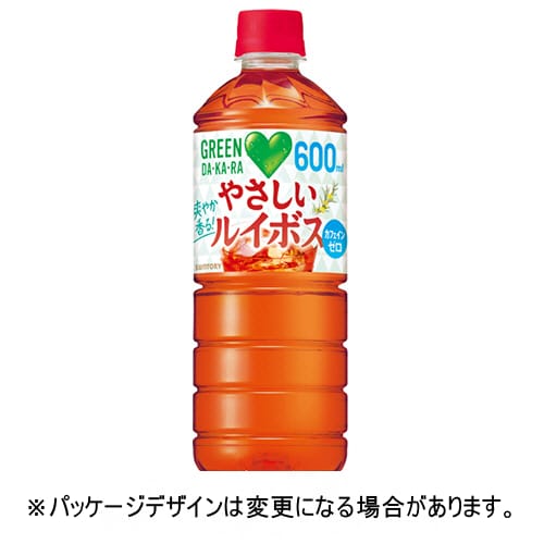 【48本】サントリー　GREEN　DA・KA・RA　やさしいルイボス　600mL　ペットボトル　1セット（48本：24本×2ケース）【法人限定】【送料無料】