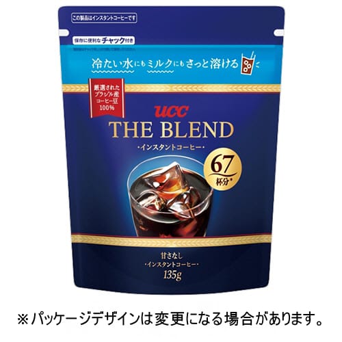 UCC　ザ・ブレンド　インスタントコーヒー　135g　1セット（3袋）【法人限定】【送料無料】
