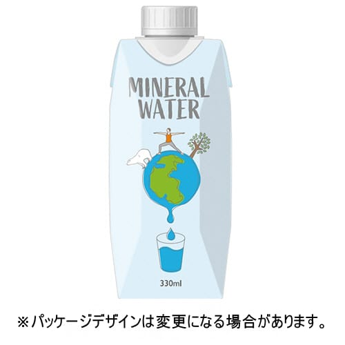サクラ食品工業　サクラ　ミネラルウォーター　330mL　紙パック（口栓付）　1ケース（18本）【法人限定】【送料無料】
