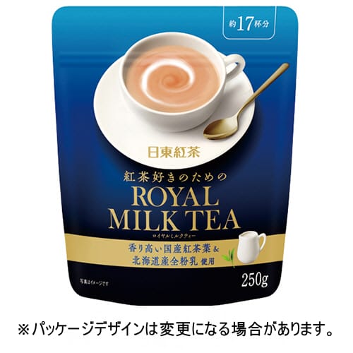 お湯を注ぐだけ。まろやかな味わいのロイヤルミルクティー●保存に便利なチャック付。袋タイプ250g×3袋セットです。●内容量／250g●賞味期限／商品の発送時点で、賞味期限まで残り240日以上の商品をお届けします。●ロイヤルミルクティー●約17杯分●1セット＝3パック※メーカー都合により、パッケージデザインおよび仕様が変更になる場合がございます。メーカー：三井農林※メーカー都合によりパッケージ・仕様等が予告なく変更される場合がございます。ご了承ください。※沖縄・離島へのお届けは別途1980円(税込)の送料がかかります。※別サイトでも販売しているため、ご注文のタイミングにより、お届けまでにお時間をいただいたり、やむをえずキャンセルさせていただく場合がございます。予めご了承下さい。こちらの商品は、送付先が法人様（会社・店舗・学校等）限定となります。時間指定・置き配指定の発送はできません。