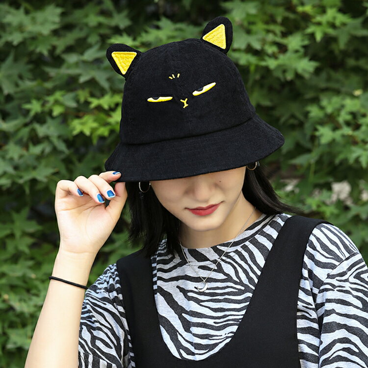 大英博物館グッズ ゲイヤー・アンダーソンの猫 UVカット 帽子 レディース ハット 日焼け防止 つば広 小顔効果 折りたたみ 遮光 遮熱 紫外線対策 日除け帽子 散歩 旅行 通勤 大きいサイズ 春夏