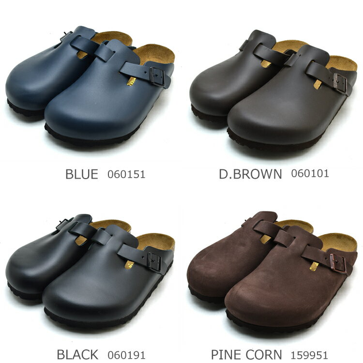 【9/5 0:00-23:59 エントリー＆楽天カード利用でポイント5倍】ビルケンシュトック ボストン サンダル BIRKENSTOCK BOSTO BOSTON 幅広 ブラック ホワイト ブルー ダーク アンティーク ブラウン タバコ モカ トープ ハバナ メンズ レディース【送料無料】