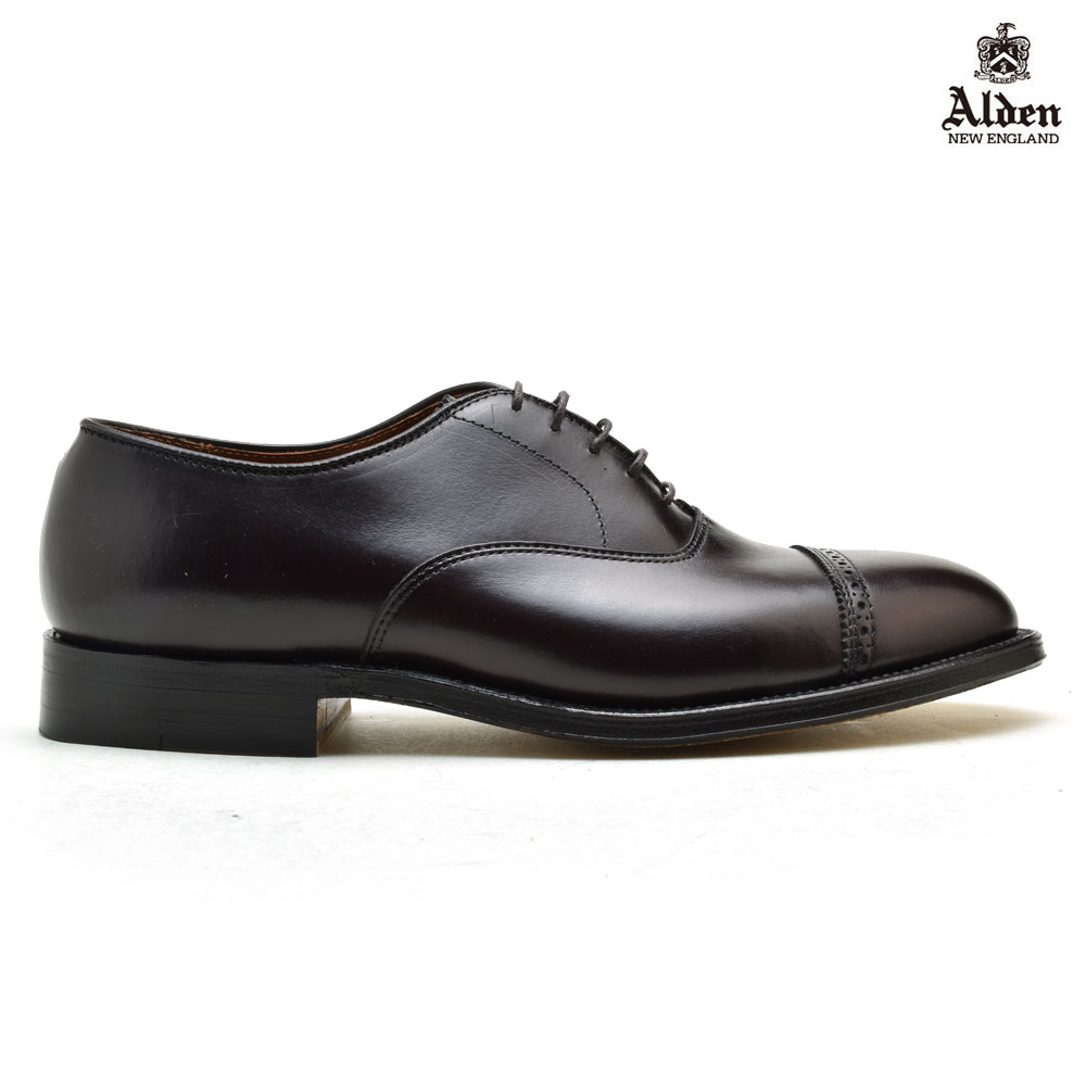 オールデン ALDEN 905 バーガンディー STRAIGHT TIP BAL OXFORD BURGUNDY ストレートチップ