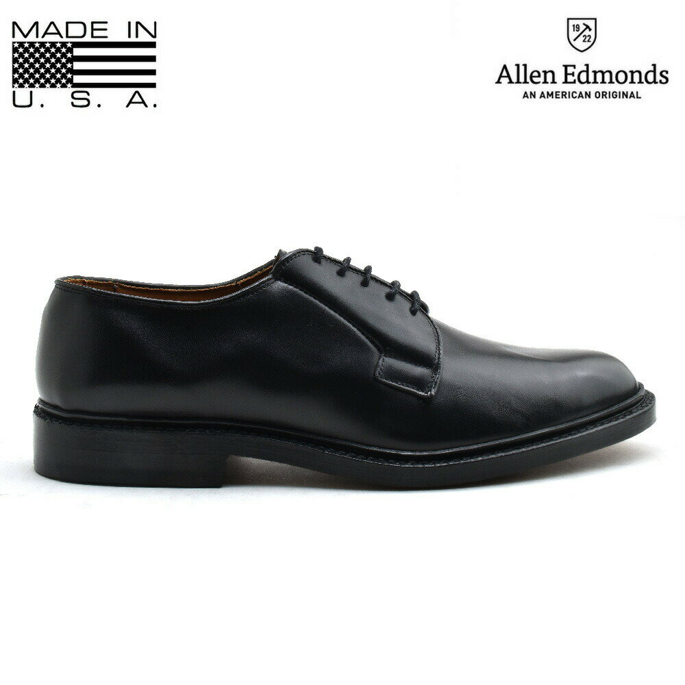 アレンエドモンズ ビジネスシューズ メンズ ドレスシューズ リーズ プレーントゥ ブラック 黒 Allen Edmonds 9523【送料無料】