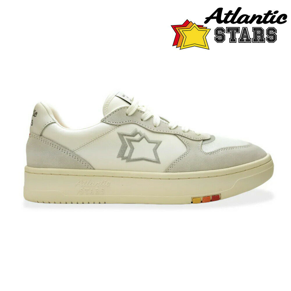Rakuten - 【国内正規品】アトランティックスターズ Atlantic STARS ボルチモア スニーカー メンズ ローカット レザーシューズ ホワイト BALTIMORA BALT2020-0100【送料無料】