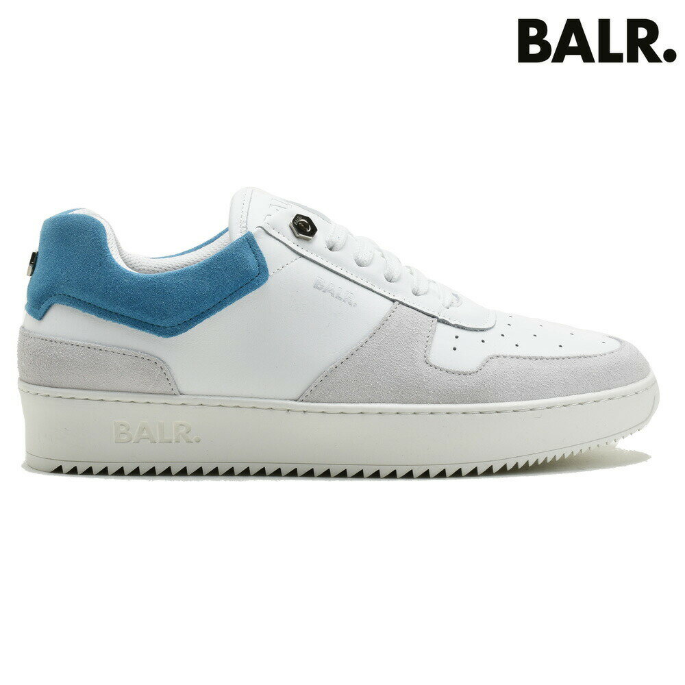 ボーラー ローカット スニーカー メンズ スニーカー シューズ ホワイト スカイブルー BALR. SNEAKER【送料無料】のサムネイル