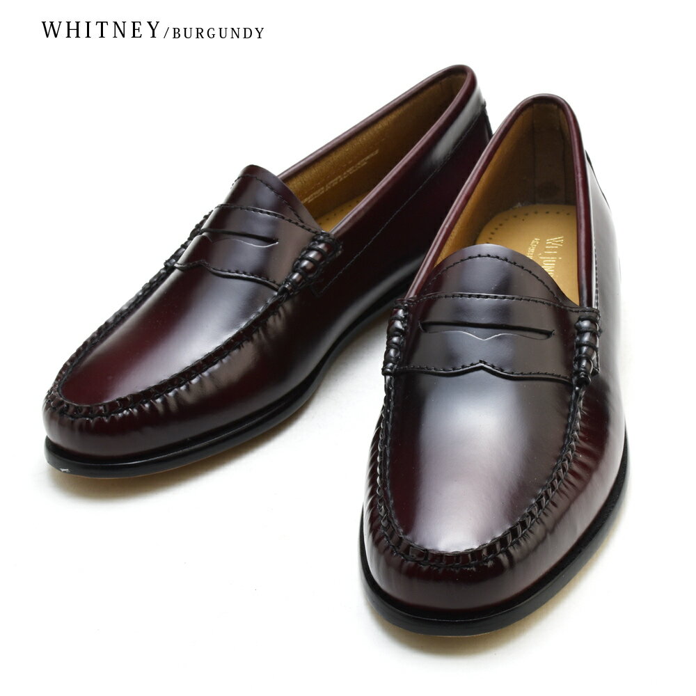 【楽天市場】バス ローファー レディース ウェイファーラー ホイットニー G.H.BASS WAYFARER WHITNEY BURGUNDY ...