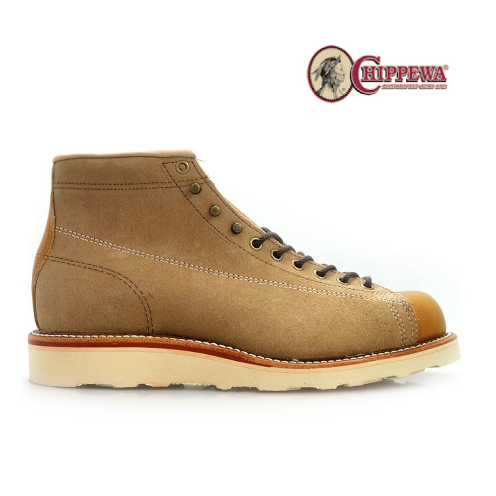 チペワ CHIPPEWA 5インチ レーストゥートゥ ブリッジマンモンキーブーツ CHIPPEWA BRIDGEMAN カーキスエード/KHAKI SUEDE WIDTH:EE 1901M80 ワークブーツ【送料無料】