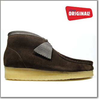 クラークス ワラビーブーツ ブラウン スエード 茶 CLARKS WALLABEE BOOT 35402 26103658 BROWN SUEDE メンズ[co-3]