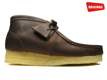 クラークス ワラビーブーツ ビーズ ワックス レザー 茶 CLARKS WALLABEE BOOT 35425 26103604 BEES WAX ブラウン メンズ CPU