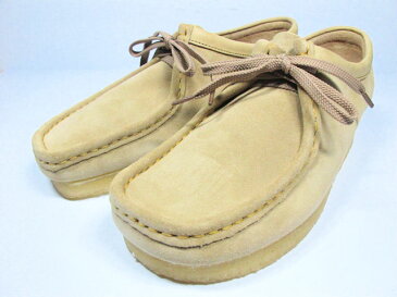 クラークス ワラビーロー ブーツ メープルスエード CLARKS WALLABEE LO BOOT 36405 / 26103760 ベージュ メンズ