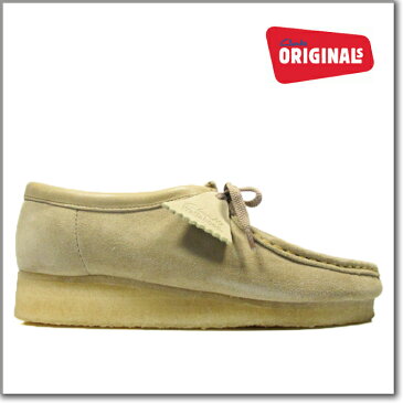 クラークス ワラビーロー ブーツ メープルスエード CLARKS WALLABEE LO BOOT 36405 / 26103760 ベージュ メンズ