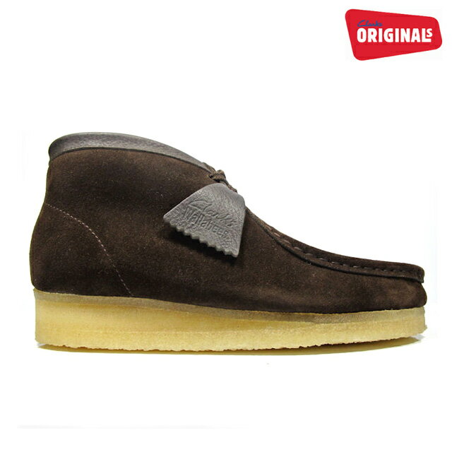 クラークス ワラビーブーツ ブラウン スエード 茶 CLARKS WALLABEE BOOT 354 ...