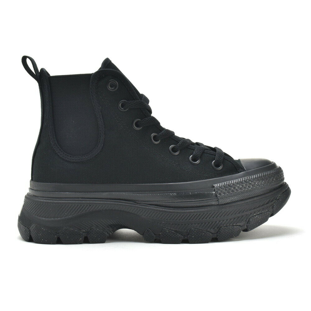 コンバース オールスター (R) レディース トレックウエーブ サイドゴア HI ハイカット 厚底 ブラック 黒 CONVERSE R TREKWAVE SIDEGORE HI【送料無料】